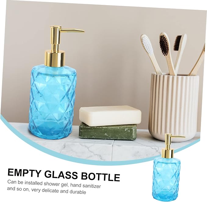Pump bottle,Hand Soap Container Dispenser Pump Bottles Travel Container Spray Bottle Travel Shampoo Bubble Soap Pump Bottle Dispenser Soap Lotion Dispensers Foam Soap Cosmetic Bottle Push Type(Greenx3