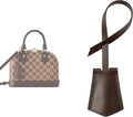 Microfibre Leather Tag for Luggage Bag or Suitcase, Decorative Hang Tag for Speedy 25 30 35 Handbag(Coffee Tag)