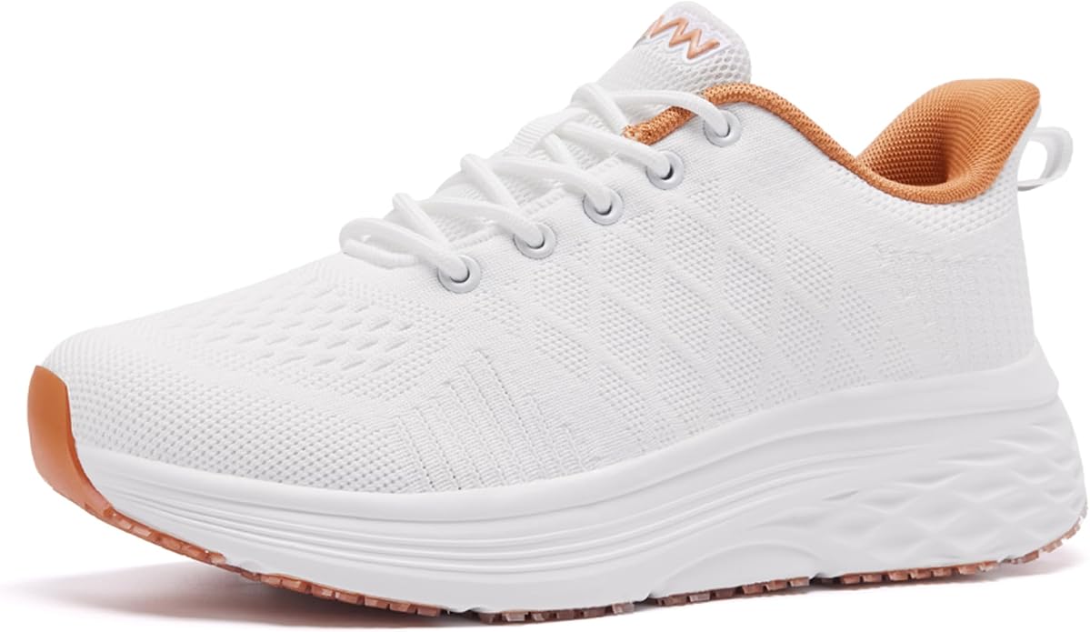 AVW Womens Non Slip Work Shoes Water Resistant Walking Sneakers Food Service Chef Kitchen Shoes