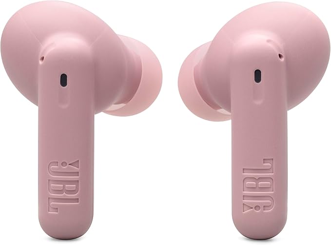 JBL Vibe Beam 2 - True Wireless Noise Cancelling Earbuds with JBL Pure Bass Sound & Smart Ambient Technology, 4mics for Crisp, Clear Calls, up to 40Hrs of Playback, IP54 Dust & Water Resistant (Pink)