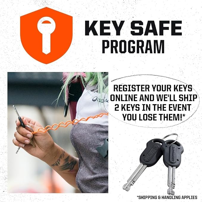 Kryptonite Keeper 712 Bike Chain Lock, 4 Feet Long Heavy Duty Anti-Theft Bicycle Chain Lock with Keys for Bike, Motorcycle, Scooter, Bicycle, Door, Gate, Fence | chain-bike-locks