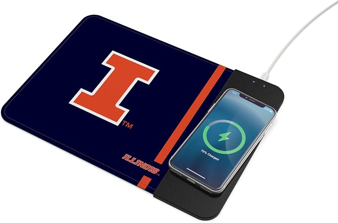 SOAR NCAA Unisex Cell Phone Wireless Charging Mouse Pad