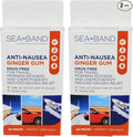 Sea-Band Anti-Nausea Ginger Gum for Motion & Morning Sickness,24 Pieces,(Pack of 2)