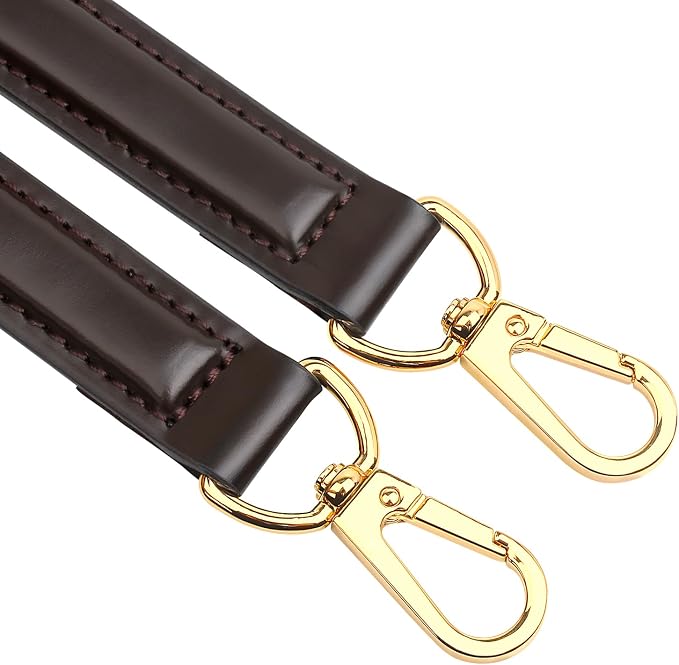 jiesinlov Vachetta Leather Straps Replacement Crossbody, Purse Shoulder Strap for Gracefull Bags (W0.7in,L47in-Coffee)