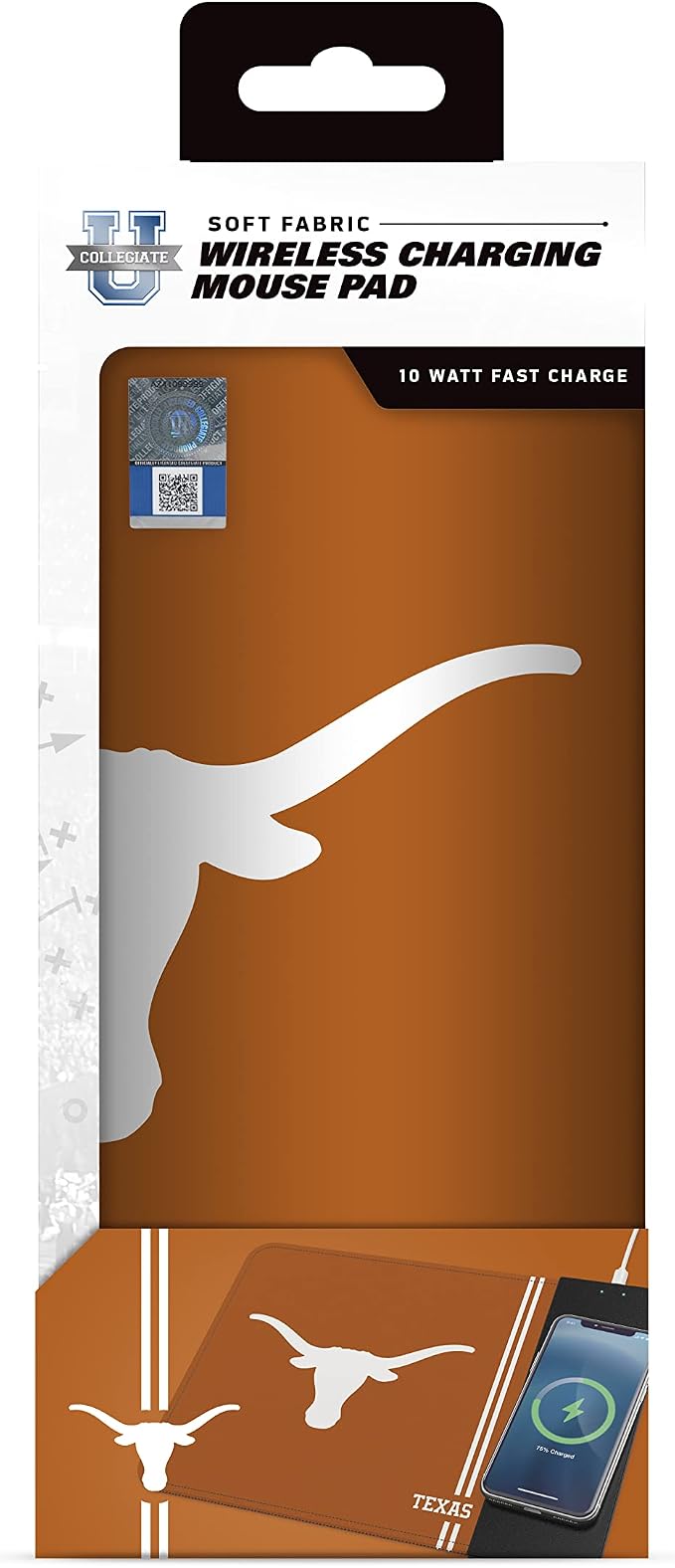 SOAR NCAA Unisex Cell Phone Wireless Charging Mouse Pad
