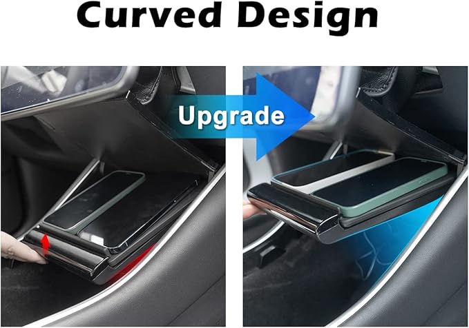 TAPTES for Tesla Model 3 Wireless Charger [2020 Version], Wireless Phone Charging Pad M3 Accessories for iPhone 14/13/12Pro/12/Enabled Phones-Compatible for Tesla Model 3(Before Jun 2020)