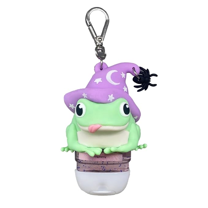 Bath & Body Works Magical Frog Hand Gel Holder with a Natural Oats Sample Soap