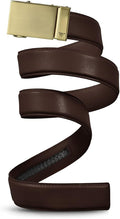Mission Belt Men's Leather Ratchet Belt, 40mm Metal Collection