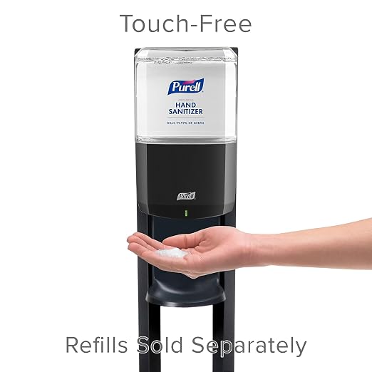 PURELL ES8 Dispenser Floor Stand with ES8 Automatic Dispenser, Graphite (Pack of 1) - 7218-DS