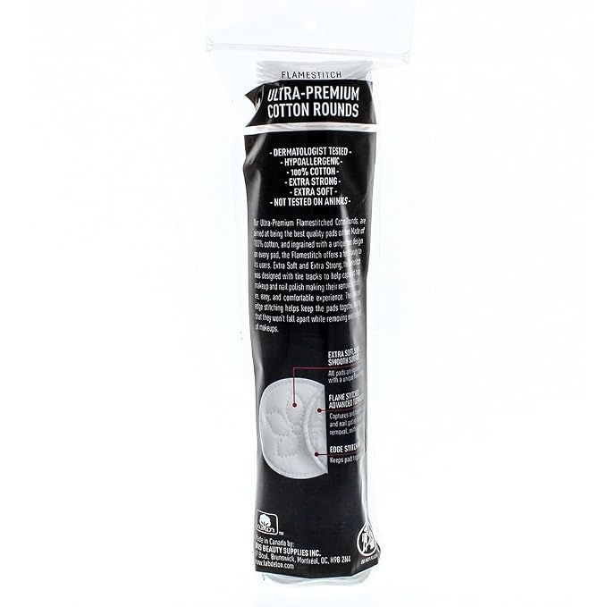 Ultra-Premium Flower Flamestitch Cotton Round, Pack of 8
