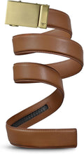 Mission Belt Men's Leather Ratchet Belt, 40mm Metal Collection