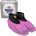 ShuBee Original Disposable, Extra-Large Boot and Shoe Covers, Thicker & Stronger, Durable Protection for Floors - 50 Pairs