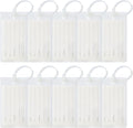 10 Pack Luggage Tags for Suitcases, Airplane Travel Essentials for Flying, International Travel Must Haves, and Luggage Accessories by Sodsay