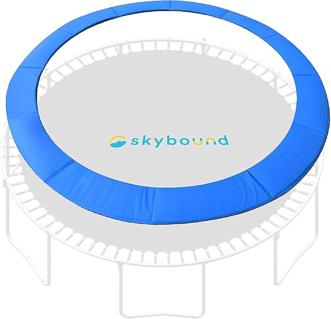 SkyBound Universal Replacement Trampoline Safety Pad - Spring Cover Fits 8ft 10ft 12ft 14ft 15ft Frames - Comfortable, Long Lasting, and Water-Resistant