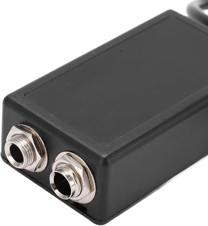 Aviation Headset Adapter GA Dual Plugs to XLR 5 Pin Male, General Aviation Headphone Extension Cable with O Rings and Mic Cover for Fixed Wing Aircraft Pilots
