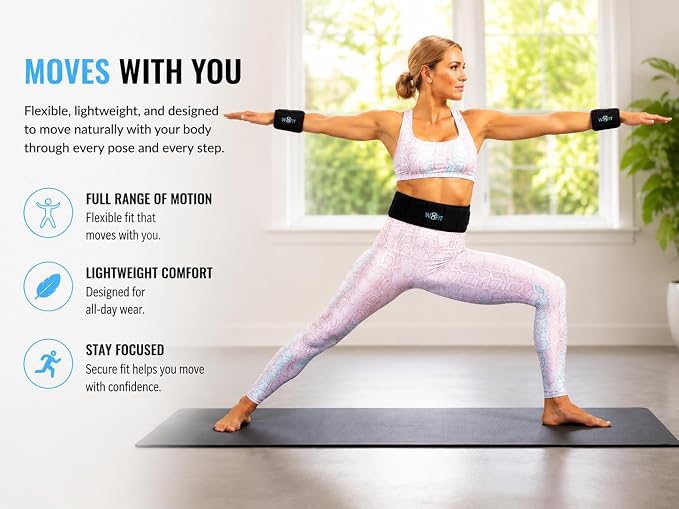 W8FIT Adjustable Weighted Belt for Women & Men, Up to 20 LBS – Rucking Belt for Walking, Hiking & Strength Training