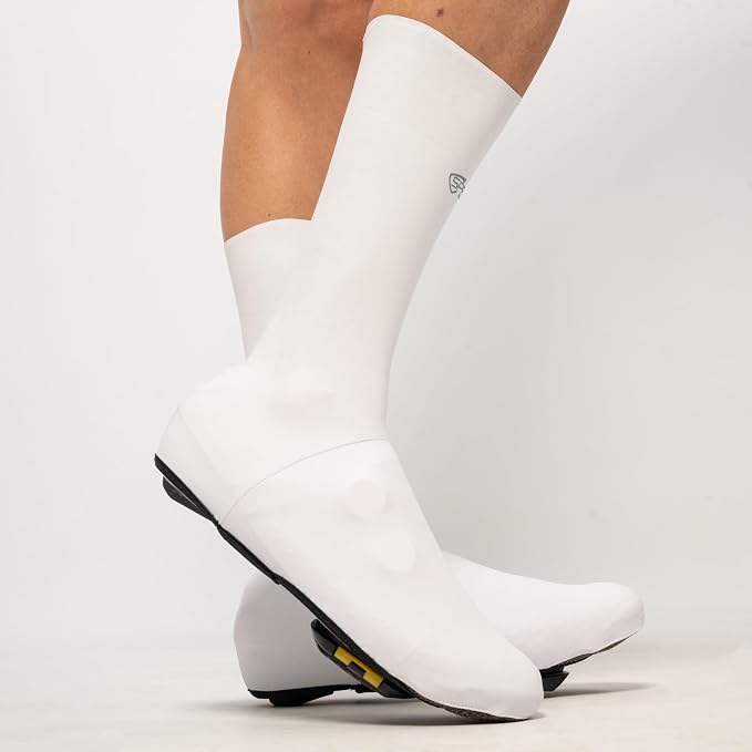 Aquasokz Hi Waterproof Cycling Oversocks – Long-Cut UCI Legal Aero Fit Shoe Covers with Kevlar Toe Protection & Silicone Grip