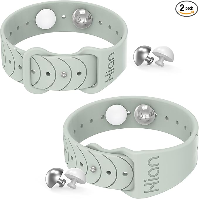 Motion Sickness Bracelets Wristband Sea Sickness for Adult Kids & Pregnant Women, Acupressure Anti Nausea Wristbands for Car Sea Air Cruise Travel Sickness, Relief Motion/Morning Sickness - 1 Pair