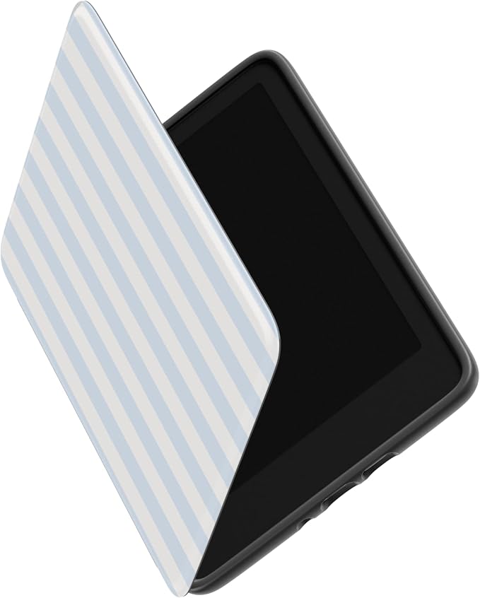 Casely Kindle Case | Blue Stripes | Sunday Best | Compatible with 7” Kindle Colorsoft and 7” Kindle Paperwhite (12th Gen 2024 Models)