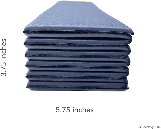 Numu Foldable Yoga Mat with Yoga Carrying Strap - Nonslip, Lightweight, and Portable 1/4” Inch Thick Workout Exercise Mat - Perfect for Easy Storage and Travel