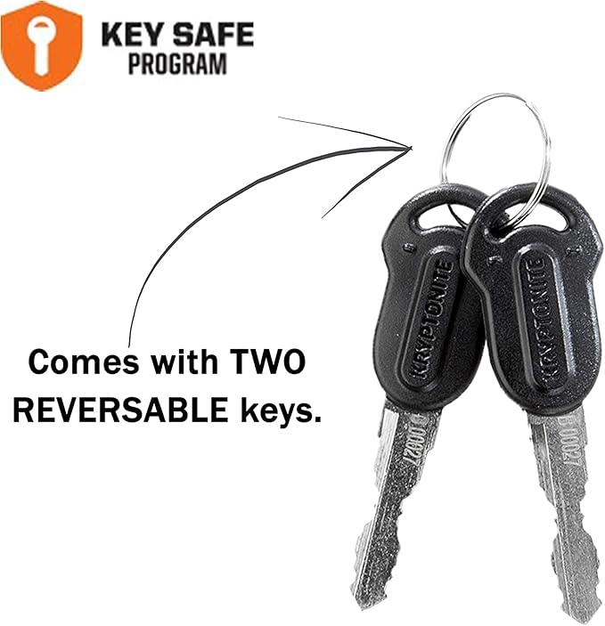 Kryptonite KryptoFlex Bike Lock Cable, 2FT/6FT Long 15mm Thick Heavy Duty Braided Steel Cable Anti-Theft Security Lock for Outdoor Equipment, Combination/Key Bike Lock