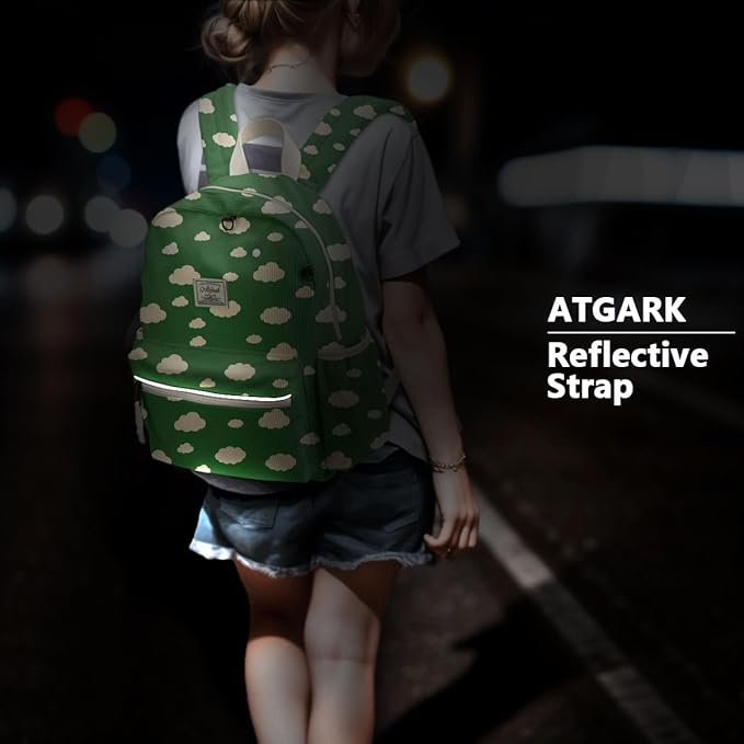 atgark Corduroy Toddler Backpack for Girls 2-5: Preschool Backpack for Girls