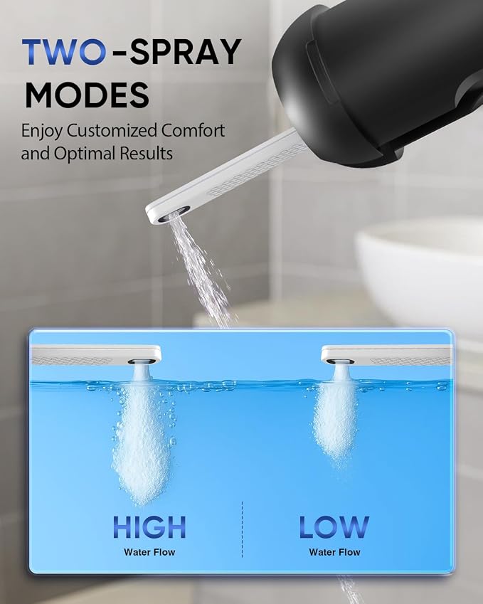 Portable Bidet for Travel - Electric Travel Bidet with 180° Adjustable Nozzle, 2 Spray Modes & IPX7 Waterproof | Rechargeable Personal Hygiene Solution for On-The-Go Adults