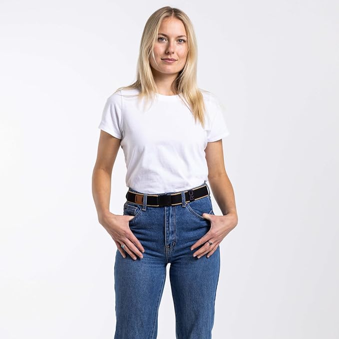 Arcade Belts A2 Unisex Adventure Belt: Heavy Duty Stretch, Metal Free Buckle