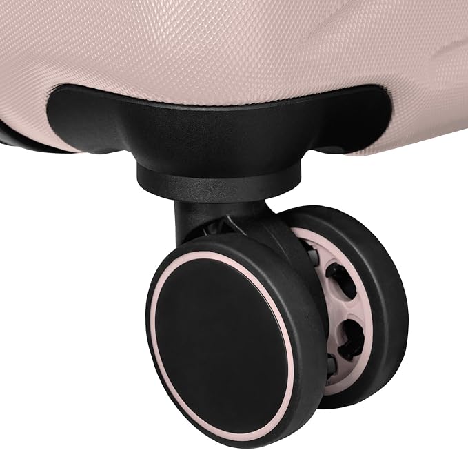 Everest Expandable Hardsided Spinner (Pink, 3 Piece Set (28", 24", 20"))