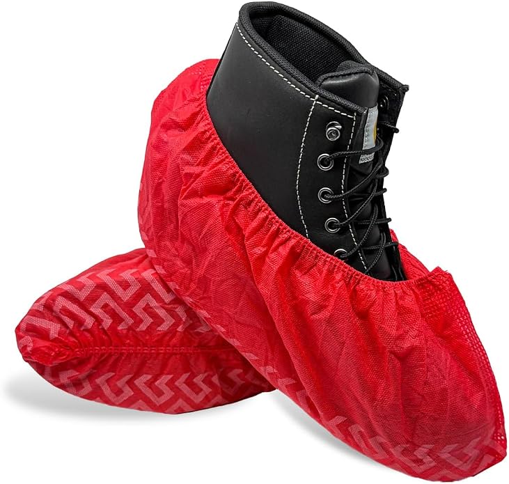 ShuBee Original Disposable, Extra-Large Boot and Shoe Covers, Thicker & Stronger, Durable Protection for Floors - 50 Pairs