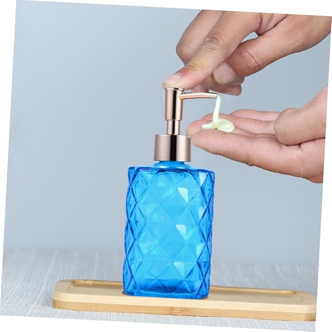 Pump bottle,Hand Soap Container Dispenser Pump Bottles Travel Container Spray Bottle Travel Shampoo Bubble Soap Pump Bottle Dispenser Soap Lotion Dispensers Foam Soap Cosmetic Bottle Push Type(Blue)