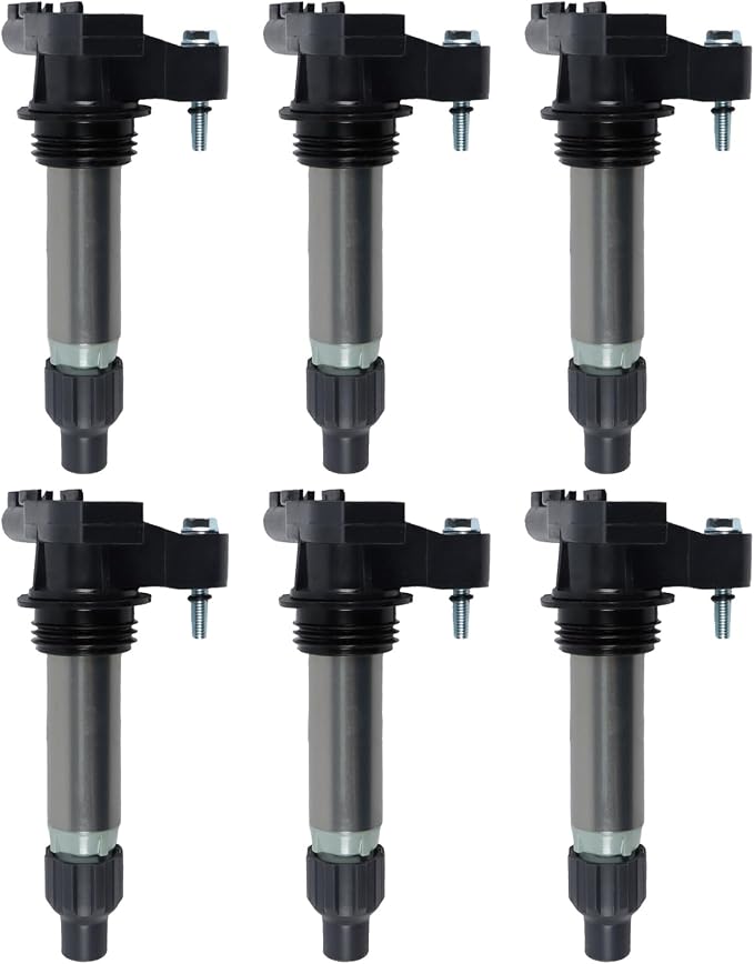 6PCS UF569 Ignition Coils Ignition Coils Pack Fits for 2010-2016 LaCrosse, 2008-2019 CTS, 2013-2019 XTS, 2010-20223 Traverse, for Equinox Impala Acadia Terrain 3.0L 3.6L, Aftermarket Parts