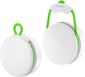 Epicka Tracker Tags with Integrated Adjustable Strap, 2-Year Long Battery Item Finder Works with Apple Find My (iOS Only), NFC & IP67 Waterproof Smart Tag for Keys, Luggage, Bike, Pets, 2 Pack, White