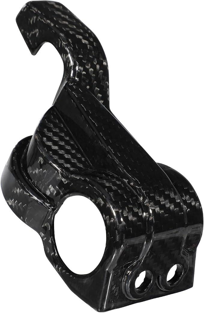 Funparts Carbon Fiber Fork Shoe Guards Shock Bottom Protector Cover for SX SXF XC XCF XCW EXC EXCF TPI SIX DAYS 150 250 300 350 450 2016-2022 Dirt Bike