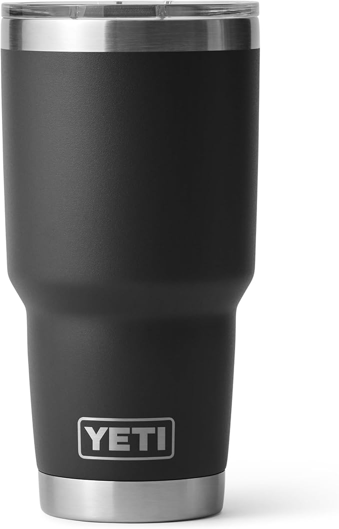YETI Rambler 30 oz Stainless Steel Vacuum Insulated Tumbler w/ MagSlider Lid, Black