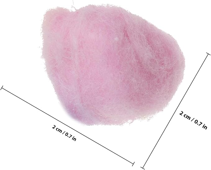 Artibetter 500g Cotton Balls Makeup Removal Face Cleansing Soft Multi-Color Pink Yellow Blue Cotton Suitable for Skin and Beauty Salon Use
