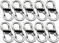 KeySmart Key Carabiners - Quick Release Dual and Mini Carabiners, Stay Organized w/Carabiner Keychains, Never Lose Your Keys