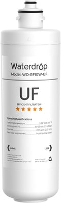 Waterdrop RF10W-UF 0.01 μm Water Filter Replacement for Waterdrop 10UAW-UF/10UBW-UF Under Sink Water Filtration System, White