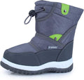 CIOR Winter Snow Boots for Boy and Girl Outdoor Waterproof with Fur Lined(Toddler/Little Kids)