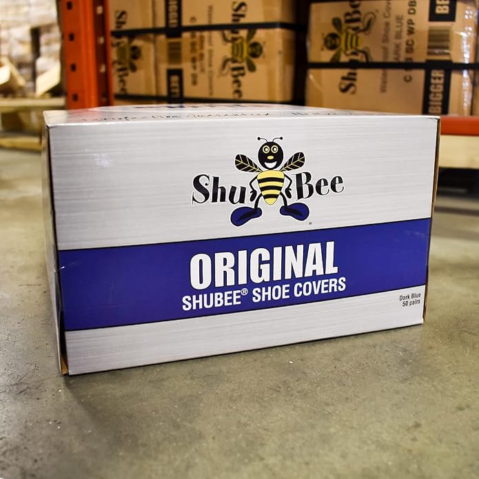 ShuBee Original Disposable, Extra-Large Boot and Shoe Covers, Thicker & Stronger, Durable Protection for Floors - 50 Pairs