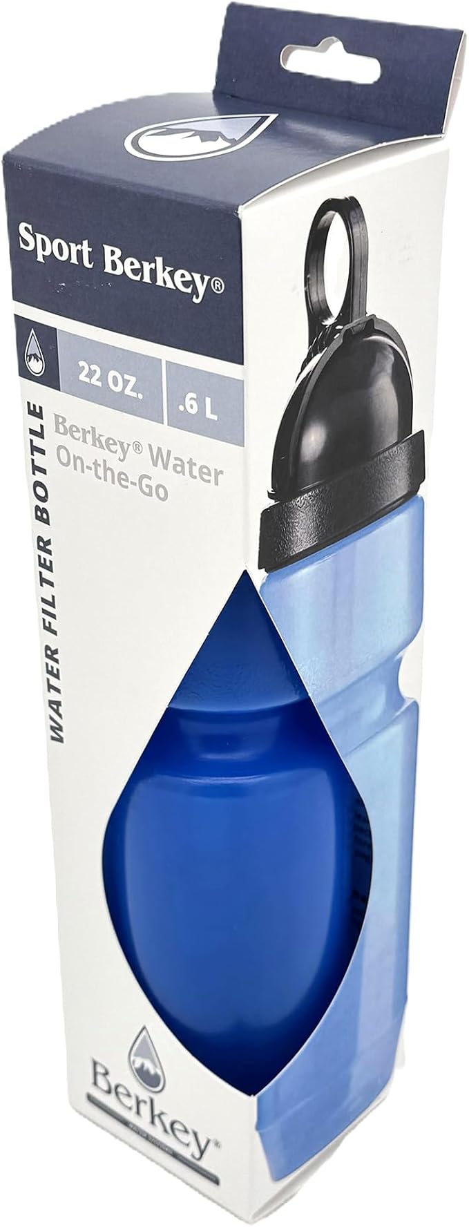 Berkey 2-Pack of Sport Water Filter Bottles Ideal for Everyday Use on the Go—Driving, Sports, Exercise, Travel, Home, Work, School and Play