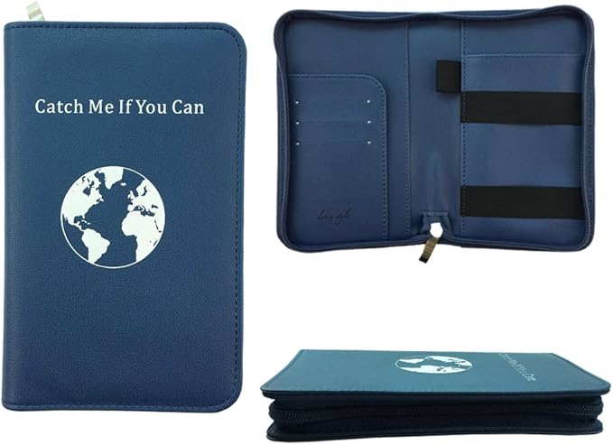 Phone Charging Passport Holder - Travel Wallet with Removable Power Bank holds money, cards, phone, travel docs- RFID Blocking - Compatible with All Phones - Travel Accessories