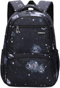 MITOWERMI Kids' Backpack for Boys Girls Elementary School Bags for Boys Bookbags Primary Students Children Backpack Galaxy Black