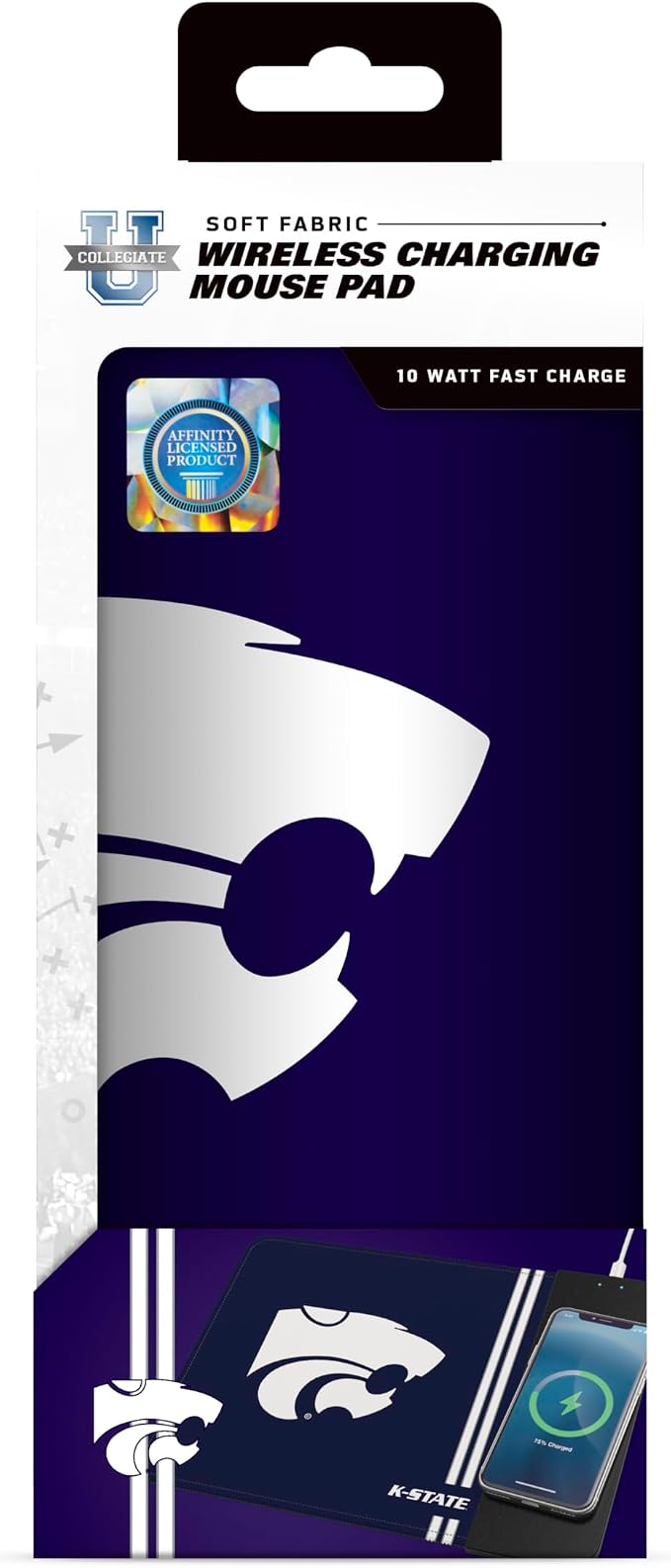 SOAR NCAA Unisex Cell Phone Wireless Charging Mouse Pad