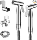 Arofa Handheld Bidet Sprayer for Toilet - 2 Pack Bidets Faucet for Existing Toilets Cloth Diaper Jet Sprayer, Stainless Steel Muslim Shower with Bidet Hose for Feminine Wash