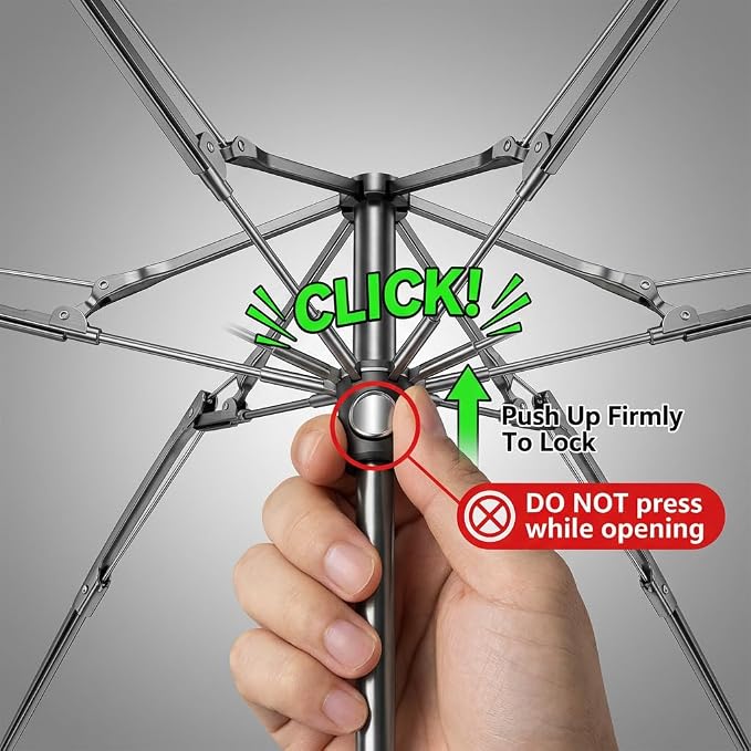 GAOYAING Compact Travel Umbrella with Case Sun&Rain Lightweight Small and Compact Suit for Pocket