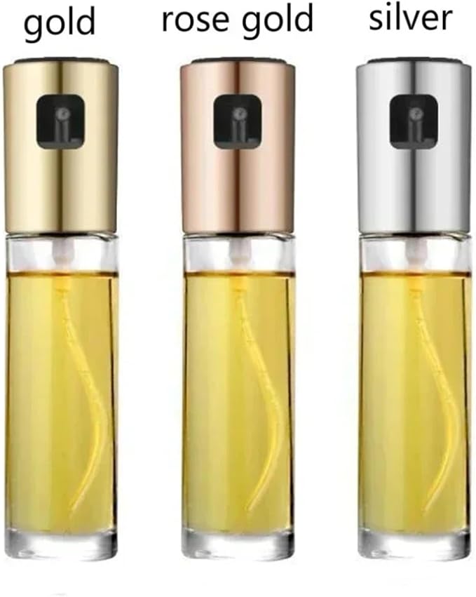 Portable Spray Type Liquid Storage Bottle, Handheld Sprayer Container(Gold)