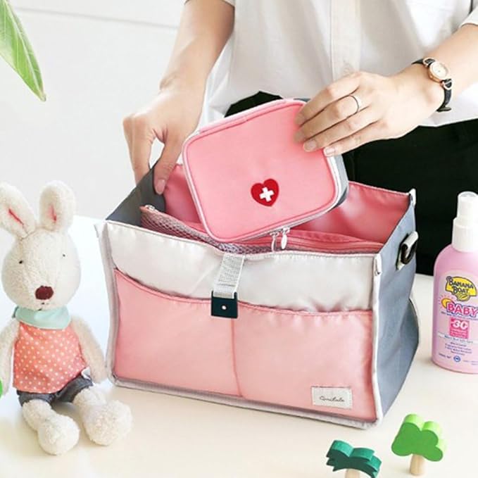 Pink Mini Outdoor First Aid Kit Bag Travel Portable Medicine Organizer Emergency Kit First Aid Kits