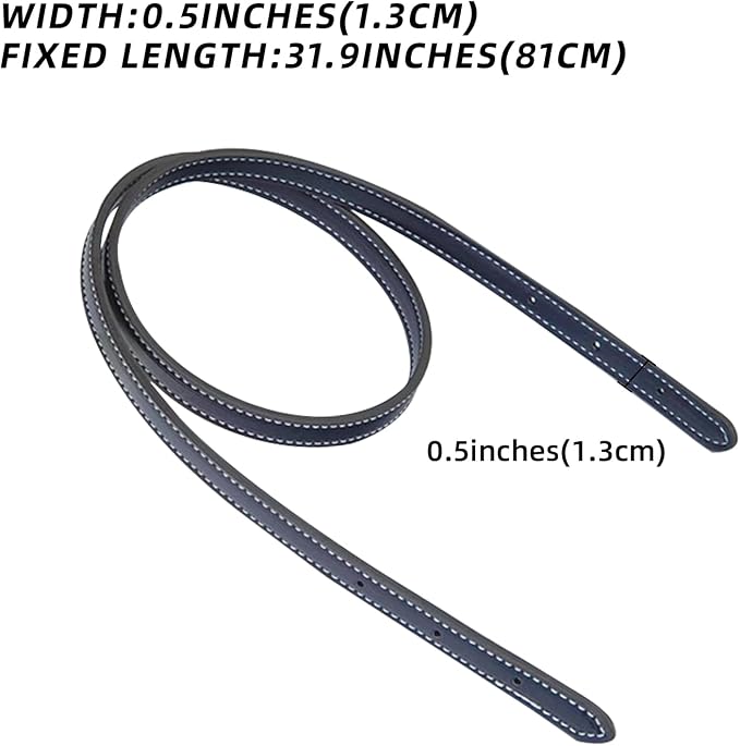 Jiesinlov 2 Pcs Bag Microfiber Leather Strap Replacement Shoulder Straps for Mollie 25 Tote Handbag(DEEP Blue)
