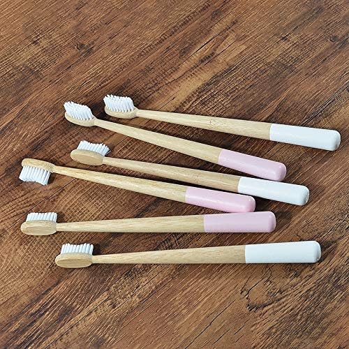 New 5-Pack Bristles Toothbrush Eco Friendly Tooth Brush Biodegradable